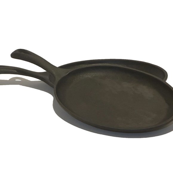 2 -New Star Foodservice Commerical Grade Cast Iron Fajita Skillet Japanese Steak - Picture 5 of 8